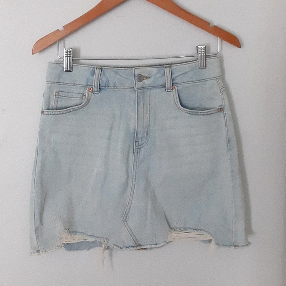 Wild Fable Handpainted Jean Skirt 4